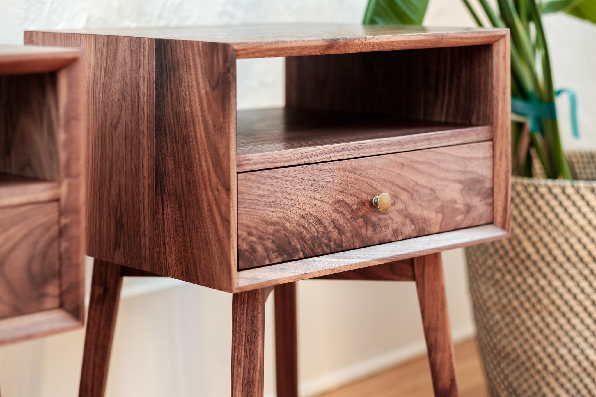 MidCentury Walnut Nightstand HarrisMade